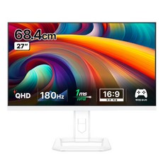 한성컴퓨터 QHD Fast IPS QD mini LED 리얼 180 게이밍 모니터, 68cm, TFG27Q18PM(일반)