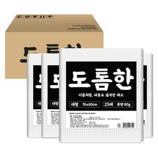 도톰한패드 대형 80g, 4개, 25개입 4개, 25개입