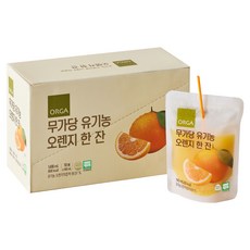 ORGA 柳橙汁隨身包飲, 140ml, 10個