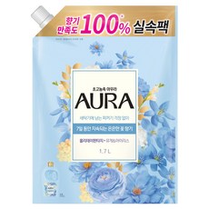 아우라 초고농축 섬유유연제 홀리데이판타지 리필, 1.7L, 1개