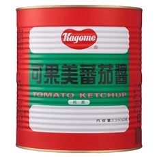 KAGOME 可果美 蕃茄醬 純素, 3.33kg, 1桶
