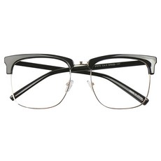 TheBrille 大尺寸半框金邊眼鏡