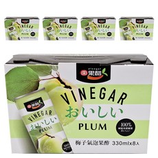 十全 氣泡果酢 梅子 100%釀造米醋, 330ml, 40瓶