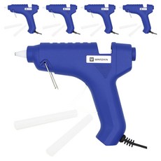 WHASHIN 熱熔膠槍 大 GL-40W + 熱熔膠條 11mm 2入, 5個