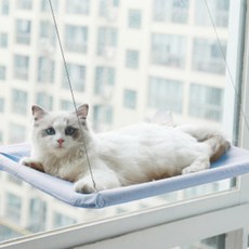 Greatlife 吊床窗戶貓跳台, 天藍色, 1個