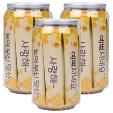 찐허니 蜂蜜棒 字樣 透明罐, 200g, 3個