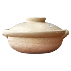 日本 tojikitonya 萬古燒 古伊賀 土鍋 六號 (1-2人份) 耐熱土, 22cm, 1個