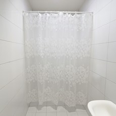 마메 샤워 커튼, 플라워, 1개