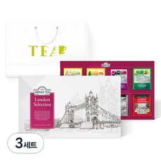 AHMAD TEA 倫敦精選 8種 x 5入 + 購物袋, 8種茶包, 3套