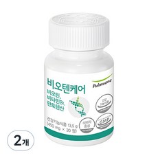 풀무원 비오텐케어 비오틴 비타민B 판토텐산, 2개, 13.5g