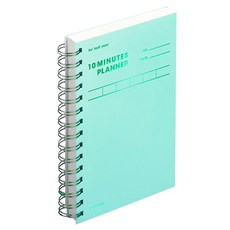 motemote半年10分鐘讀書法計畫本 翠綠色 韓國文具 學習計畫 效率筆記, 1本