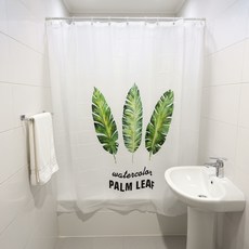 마메 샤워 커튼, 나뭇잎, 1개