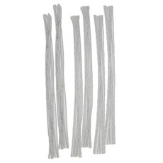 瑪達酷米 花卉工藝紙鐵絲 26號 60入, 白色(鐵絲), 1套