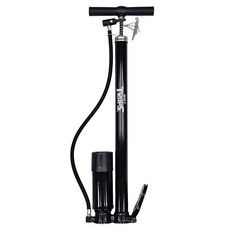 TROPS 特波士 立式高壓打氣筒 附氣壓表 全高54cm, 黑色, 1個