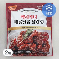 멕시카나 매콤달콤 닭강정 (냉동), 800g, 2개