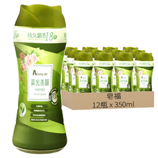 皂福 Aroma Air 衣物芳香豆 抗菌防臭 晨光茶韻, 350ml, 12瓶