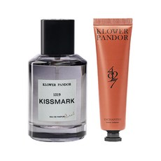 KLOWER PANDOR 台灣公司貨 自然疊香組 印記玫瑰香水 + 荒野玫瑰香水滋潤護手霜, 1套