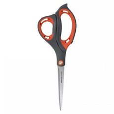 KOKUYO 國譽 AIRO FIT 空氣彈力剪刀強化版 標準型, 1支, 黑色 + 橘色 + 銀色