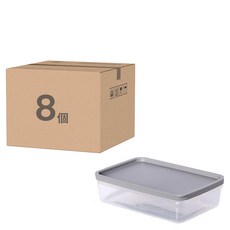 Cimelax 韓國 保鮮盒 微波冷凍適用 (薄荷綠/粉/灰/白), 8個, 1組