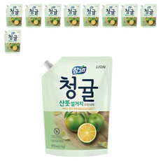 Chamgreen 清新青橘洗碗精補充包, 970ml, 10個