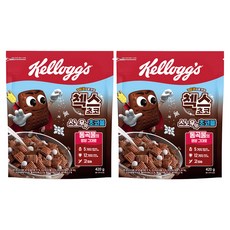 첵스초코 오곡으로 만든 스노우초코볼 시리얼, 420g, 2개