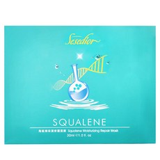 Sesedior 希希娣兒 台灣公司貨 角鯊烯保濕修護面膜 30ml, 20片, 1盒