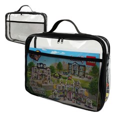 HANEE 透明收納袋 L, 5個, 黑色