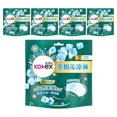 Kotex 靠得住 茶樹沁涼褲 褲型衛生棉, L 28~40吋, 2片, 5包