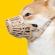 Open Safe 寵物嘴套 XL, 米色, 1個