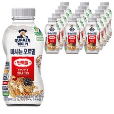 퀘이커 마시는 오트밀 단백질, 80g, 16개
