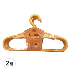 Disney 迪士尼 兒童浮雕塑膠衣架5件組, 維尼, 2組