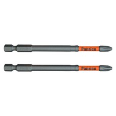 PANRICO 百利世 高扭力起子頭 PH2 x 100mm 耐衝擊 高精度 高強度 HRC62 台灣製, 1組