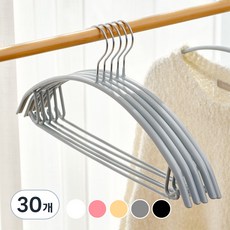 Back to Basics 不鏽鋼防滑衣架, 灰色, 30個