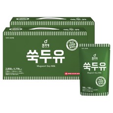 총각네 국산 서리태 쑥두유, 190ml, 30개