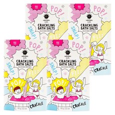 nailmatic KIDS 粉紅啵啵沐浴鹽, 富含維生素E和甜杏仁油，搭配洋甘菊萃取物, 60g, 4包