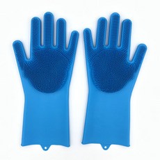 洗碗橡膠手套, 深藍, 1套