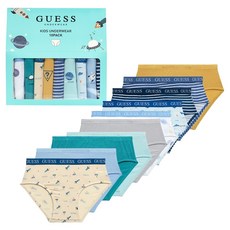 GUESS UNDERWEAR 男童學生三角內褲10件組