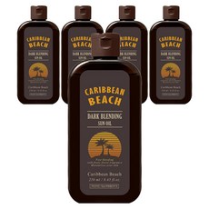 CaribbeanBeach 深色混合助曬油, 250ml, 5個