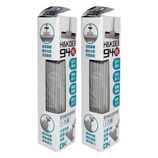 H&K 家居 雙滾輪94拖替換膠, 6.5 x 6.5 x 29cm, 2支