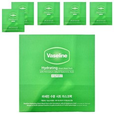 Vaseline 凡士林 玻尿酸水光面膜, 保濕補水, 10片/盒, 6盒
