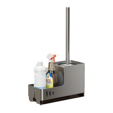 馬桶刷 升級旗艦款 無痕貼片款 灰色, 1個