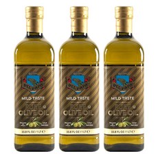 德爾帕帕純橄欖油, 1L, 3個