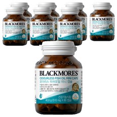 BLACKMORES 澳佳寶 無腥味濃縮魚油迷你膠囊, 80顆, 8罐