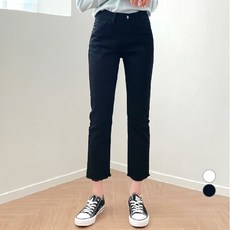 JAL BBA JEAN 女款剪裁直筒棉褲