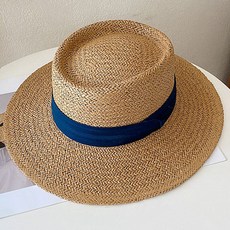 女款夏季休閒草編遮陽帽