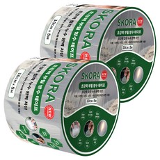 스코라 초강력 부틸 방수 테이프 은색 10cm x 5m, 2개