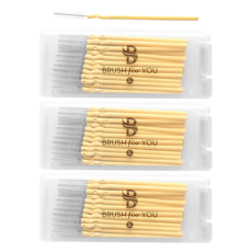 브러쉬포유 휴대형 치간칫솔 S, 1mm, 50개입, 3개