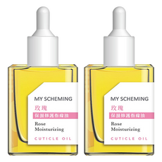 我的心機 玫瑰保濕修護指緣油, 15ml, 2瓶