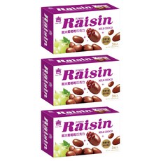 義美 超大葡萄乾巧克力, 135g, 3盒