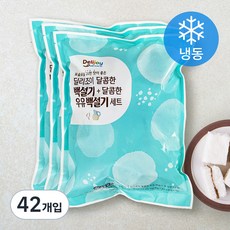 딜리조이 달콤한 백설기 + 딜리조이 달콤한 우유 백설기 세트, 45g, 14개입, 3세트
